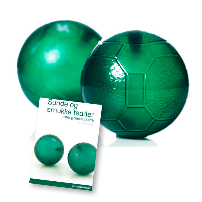 Grønne minibolde og øvelseshæfte