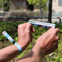 Indlæs billede til gallerivisning Festival-armbånd - &quot;Jeg har diabetes&quot;
